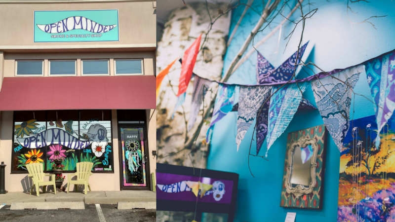 Open Minded Smoke & Specialty logo