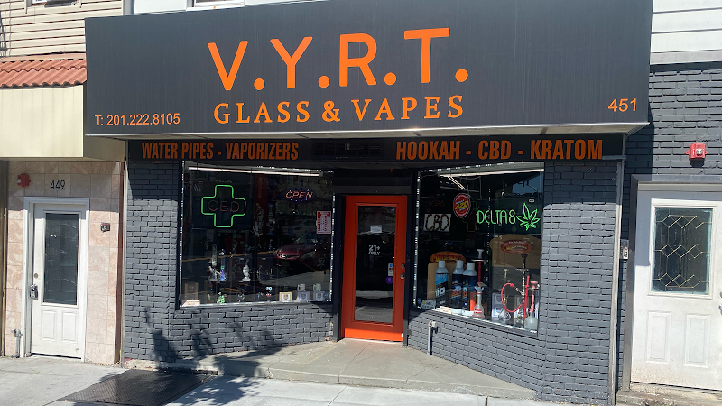 V.Y.R.T. GLASS AND VAPES, Kratom, CBD and Hookah Store logo